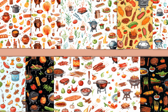 Barbecue Patterns: A Creative Resource for Design Enthusiasts