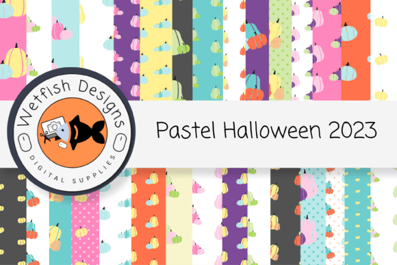 Cute Pastel Halloween Printable Patterns