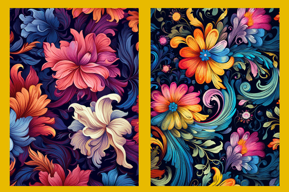 Floral Fantasy Patterns