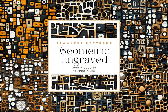 Geometric Engraved Patterns for Creative Design