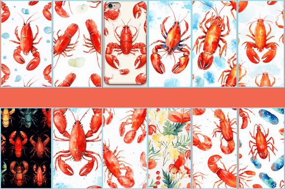 Lobster Patterns: A Creative Resource for Design Enthusiasts