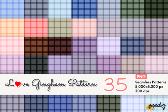Love Pastel Gingham Patterns