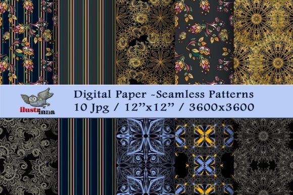 Midnight Dream Digital Patterns: A Versatile Resource for Creative Projects