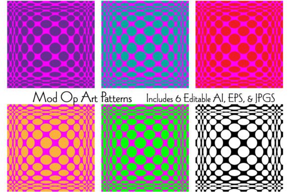 Mod Op Art Patterns