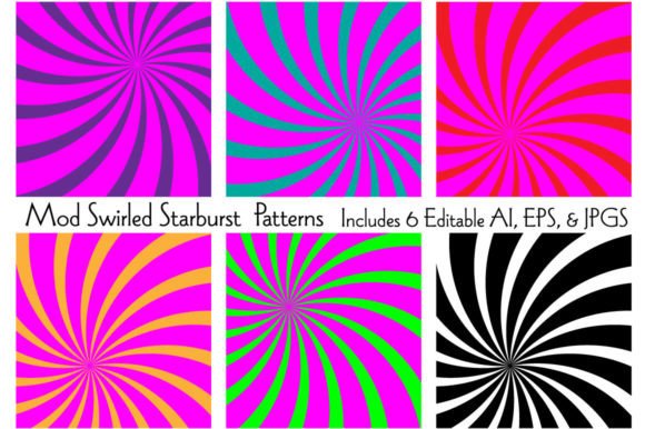 Mod Swirled Starburst Patterns: A Creative Resource for Design Enthusiasts