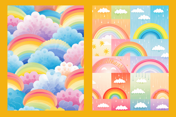 Summer Rainbow Patterns