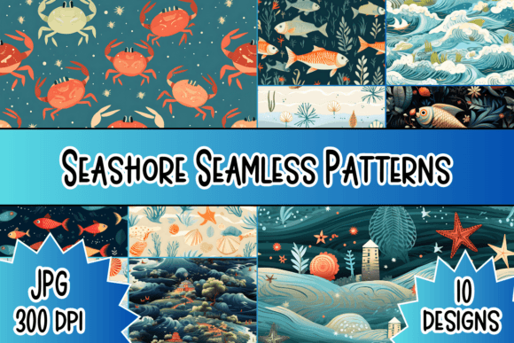 The Tranquil Power of Seashore Seamless Patterns in Modern Design